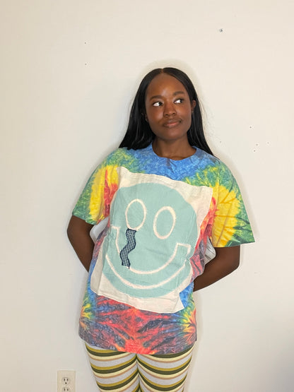 Smiley Tee - Watercolor, L