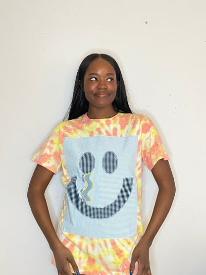 Smiley Tee - Sherbet, L