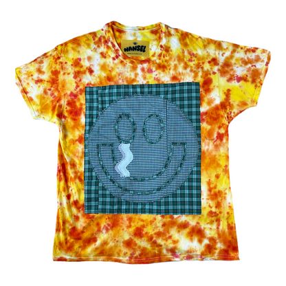 Smiley Tee - Lava, XXL