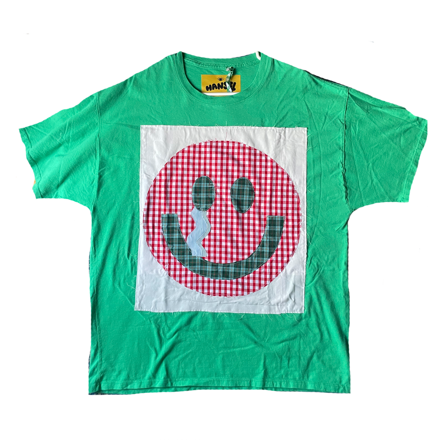 Smiley Tee, Green - XXL